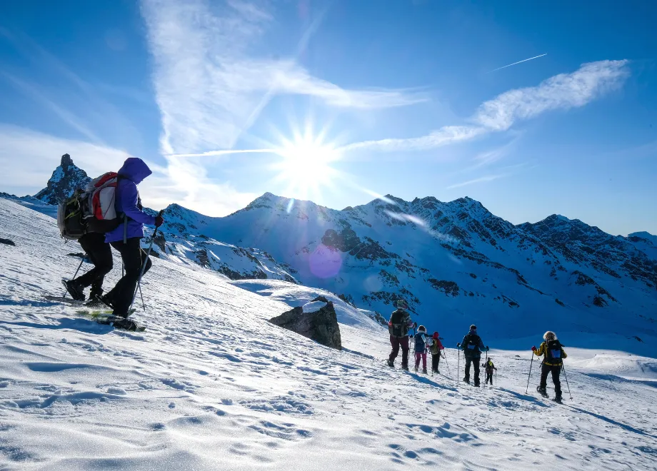 queyras randonnee hiver