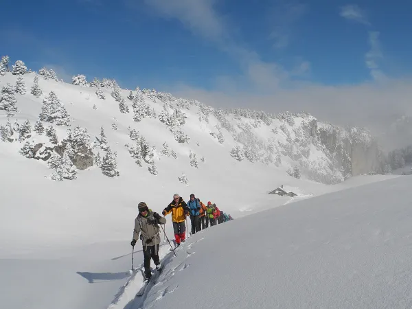 ski de randonnee nordique pulka vercors
