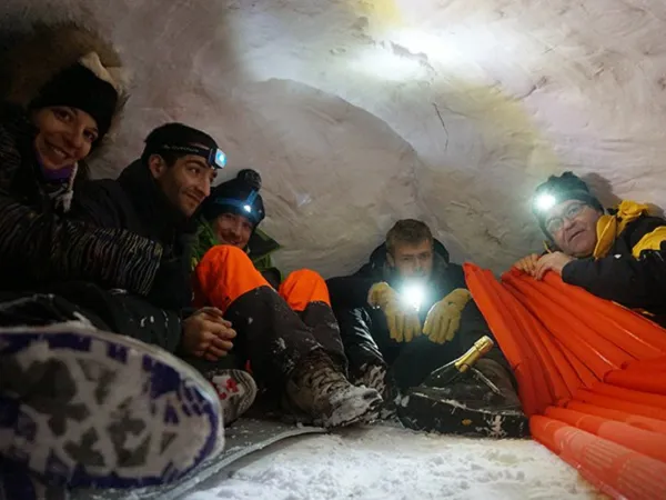 reveillon igloo montagne