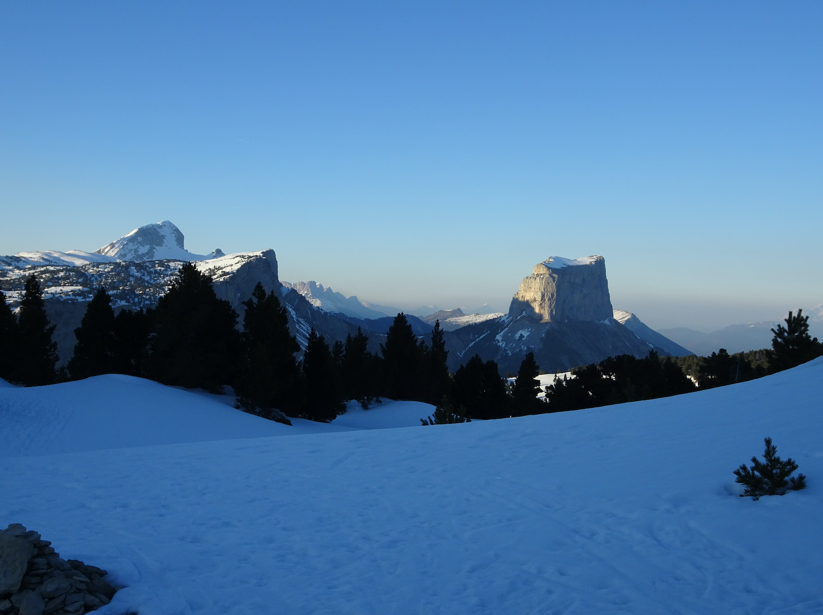 vercors en hiver neige
