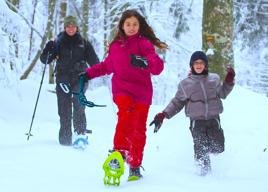sejour famille aventure alpes hiver - Les petits trappeurs du Vercors