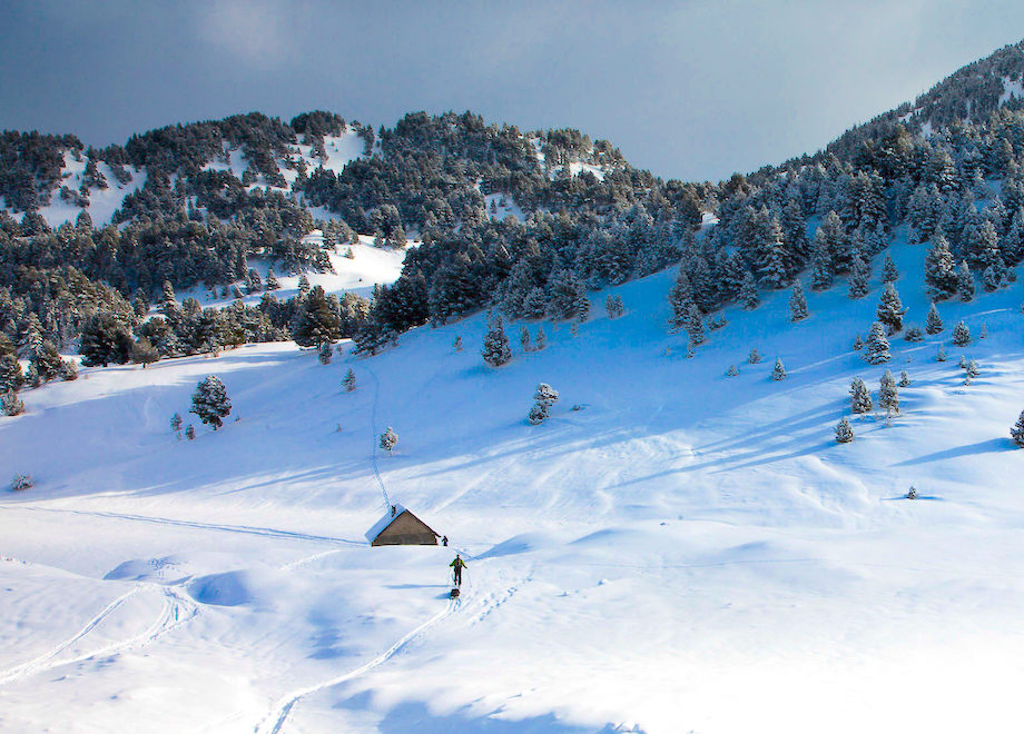sejour aventure pulka montagne hiver - Aventure en pulka dans le Vercors