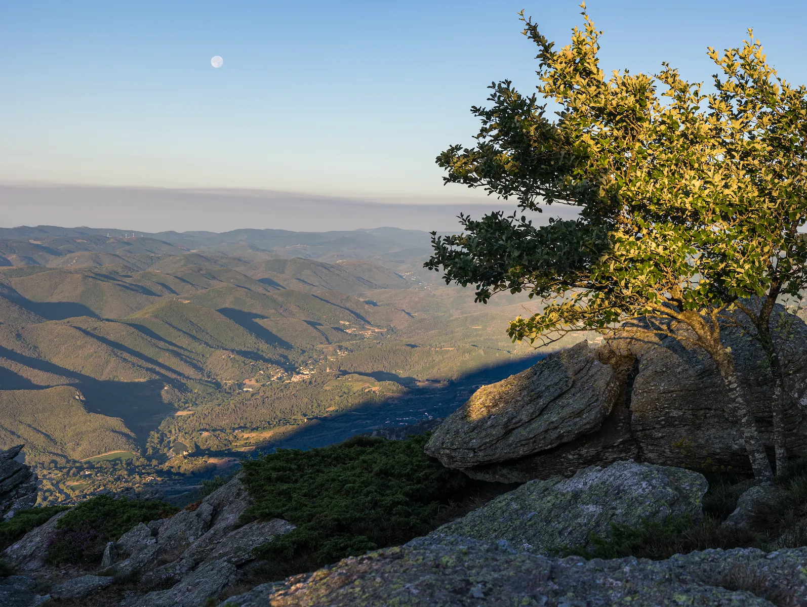 vue depuis le sommet du caroux