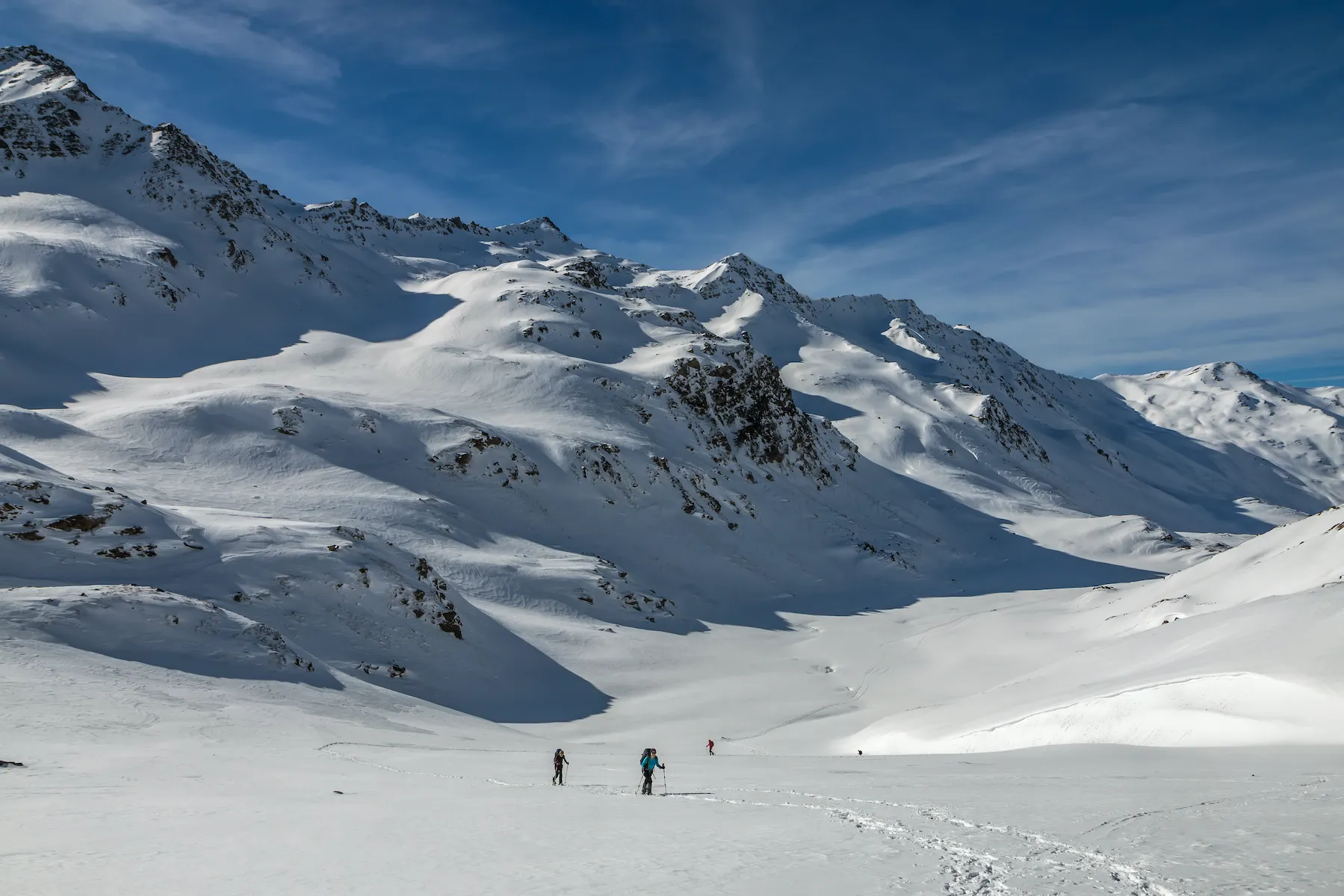 randonnee en raquettes massif des cerces thabor en hiver alpes au depart de valmeinier copie