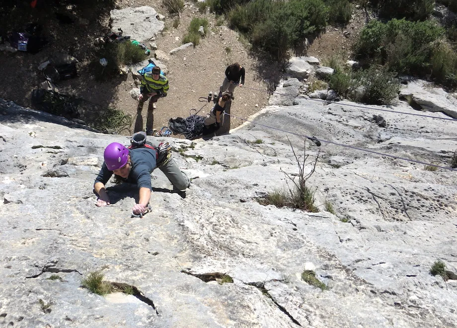 escalade famille hautes alpes