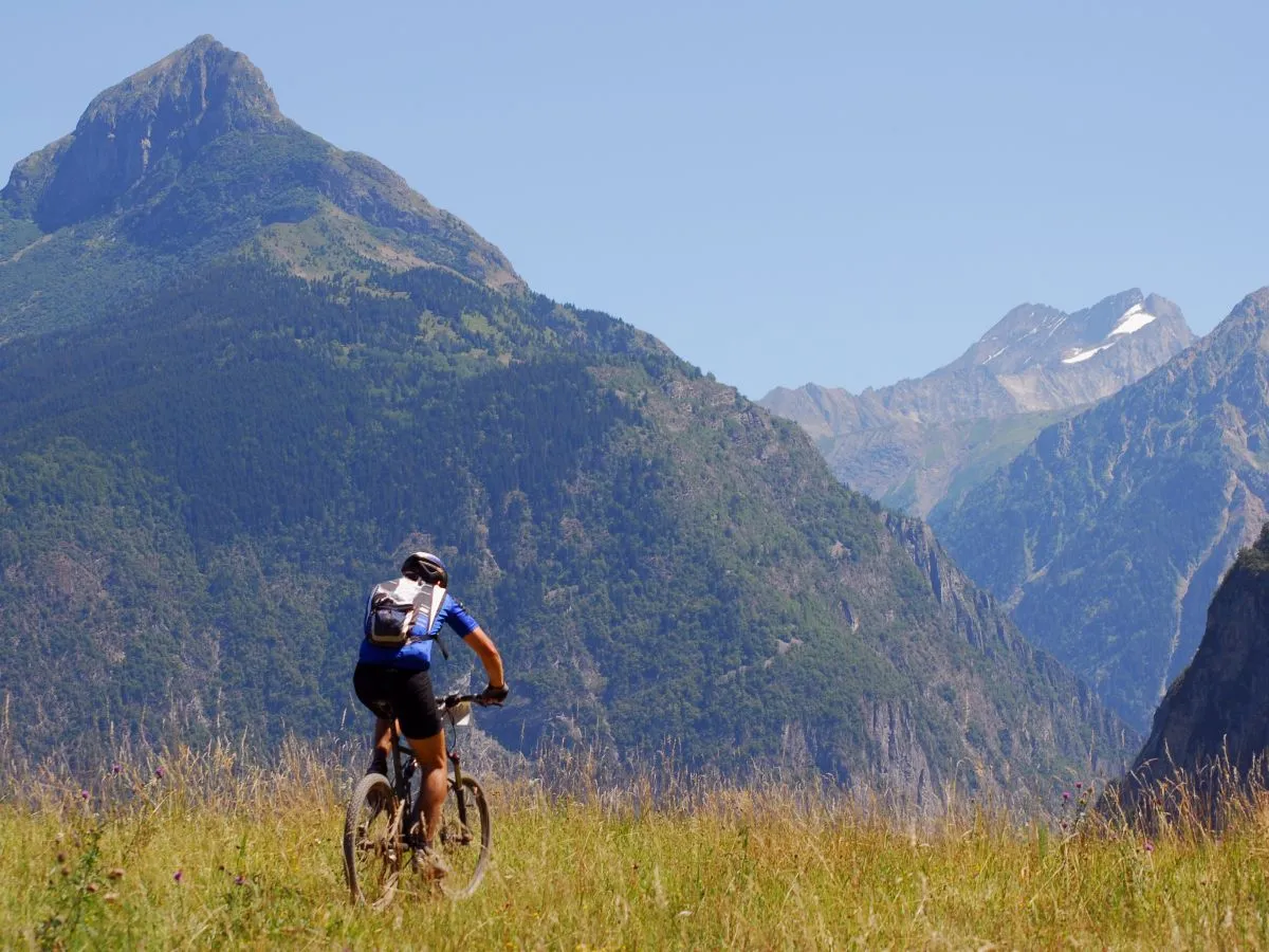 velo dans les alpes