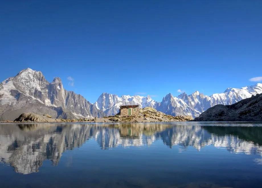 lac panorama mont blanc