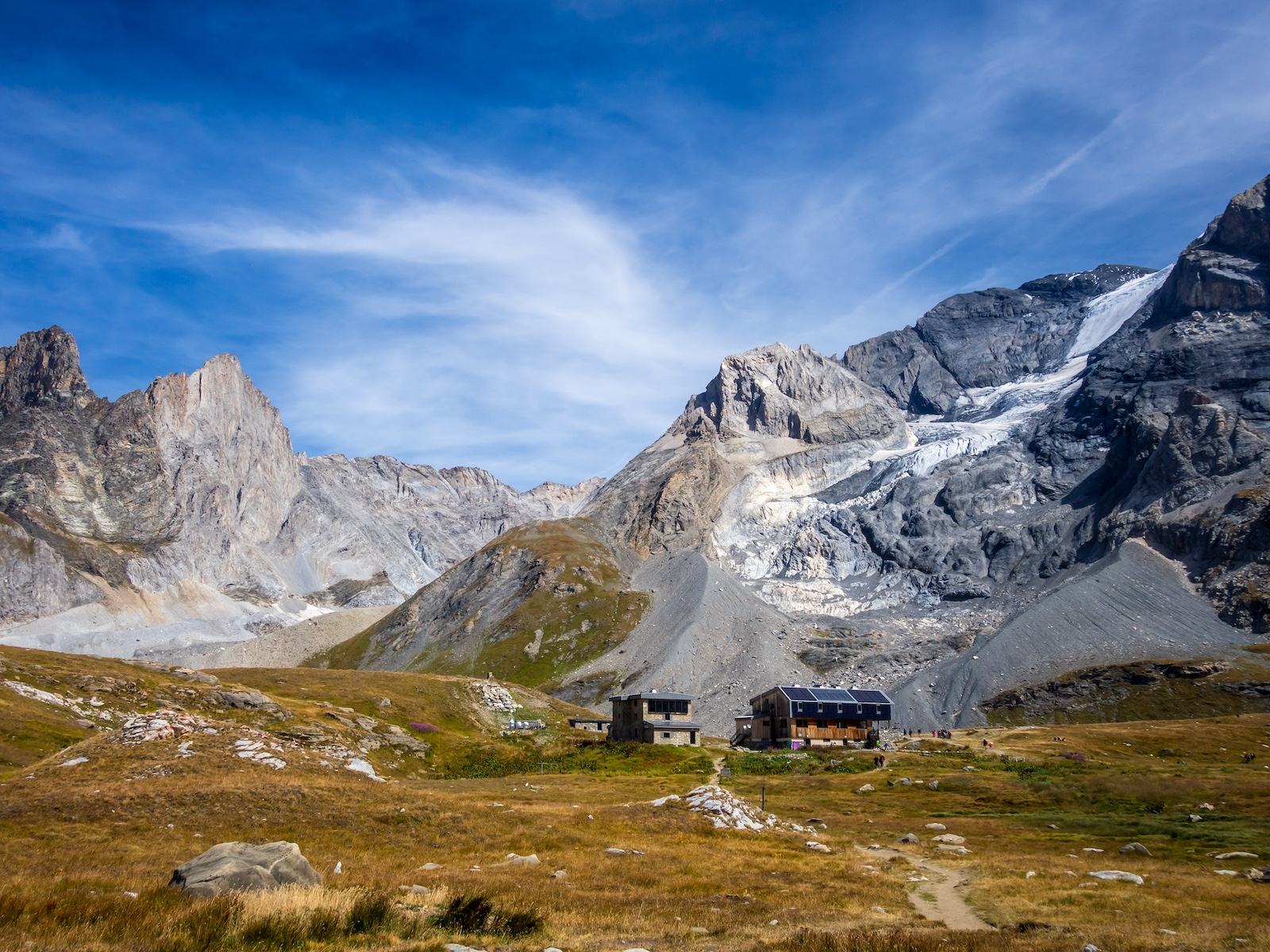 glacier alpin au col de la vanoise