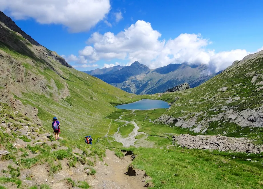 randonnee famille ane alpes