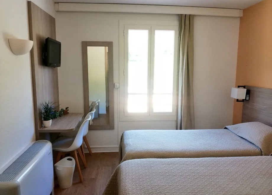 chambre standard lits jumeaux vue 2