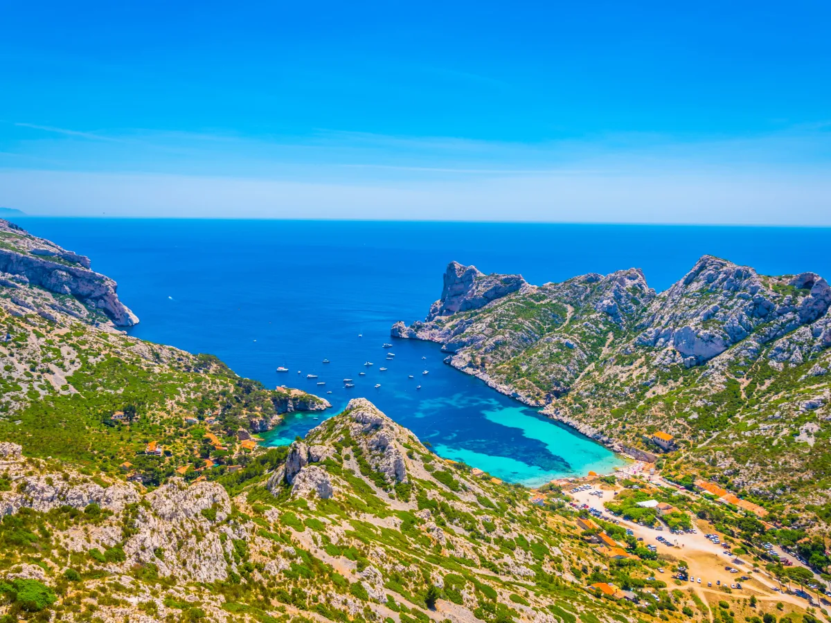 calanque sormiou at les calanques national park in france