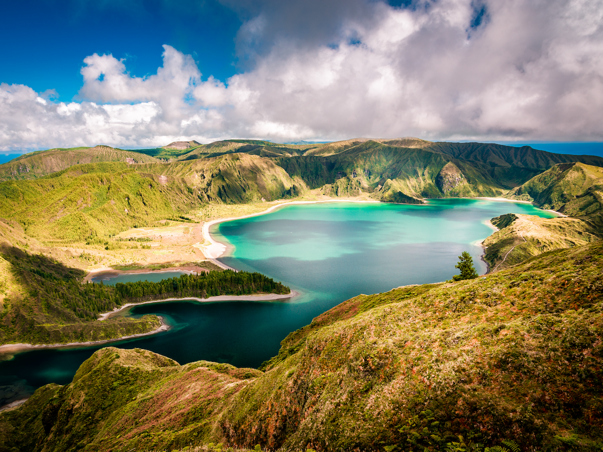 lagoa do fago açores