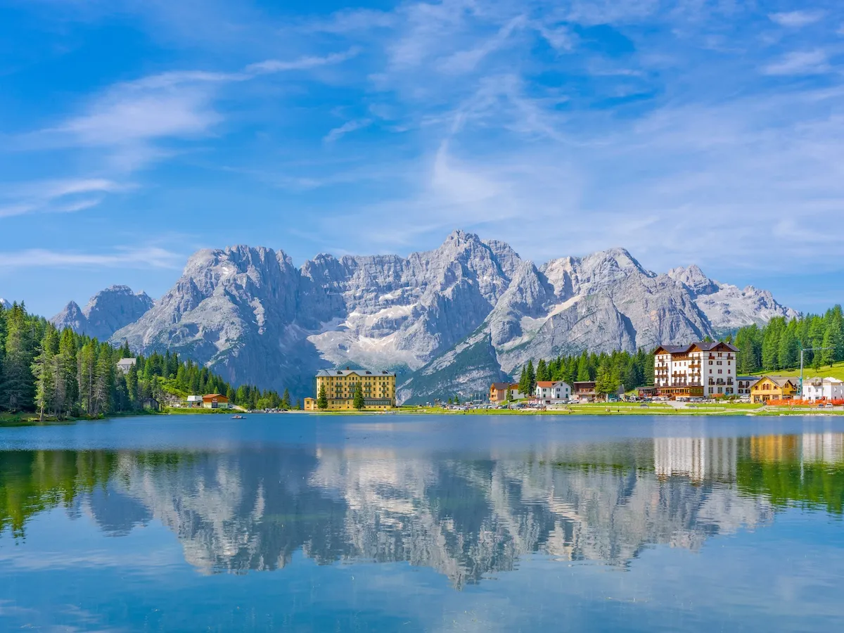 lac misurina dolomites vtt
