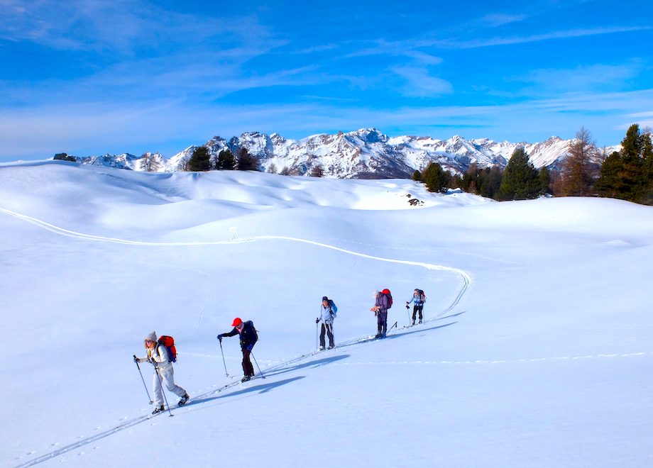ski rando nordique Alpes France - Queyras en ski de randonnée nordique