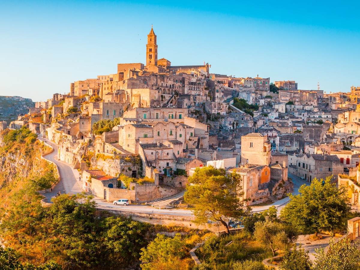 village matera dans les pouilles en italie du Sud