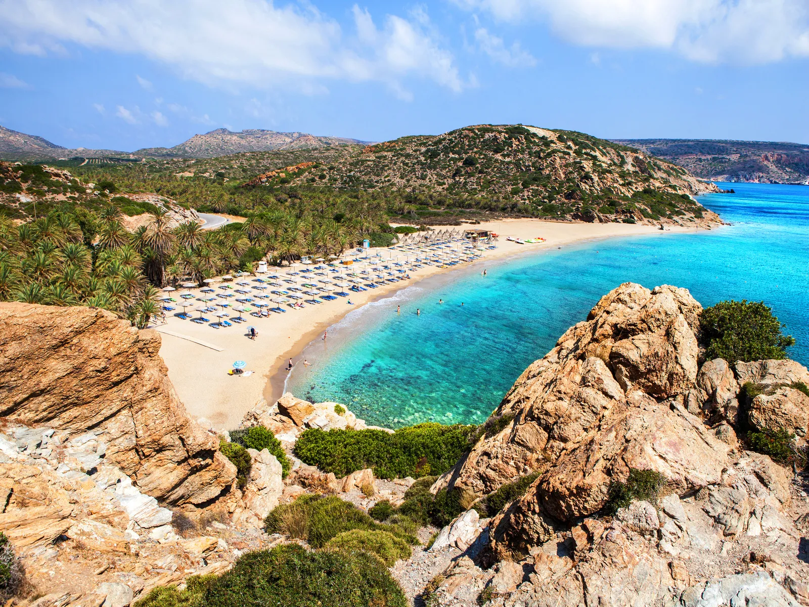 vai beach crete