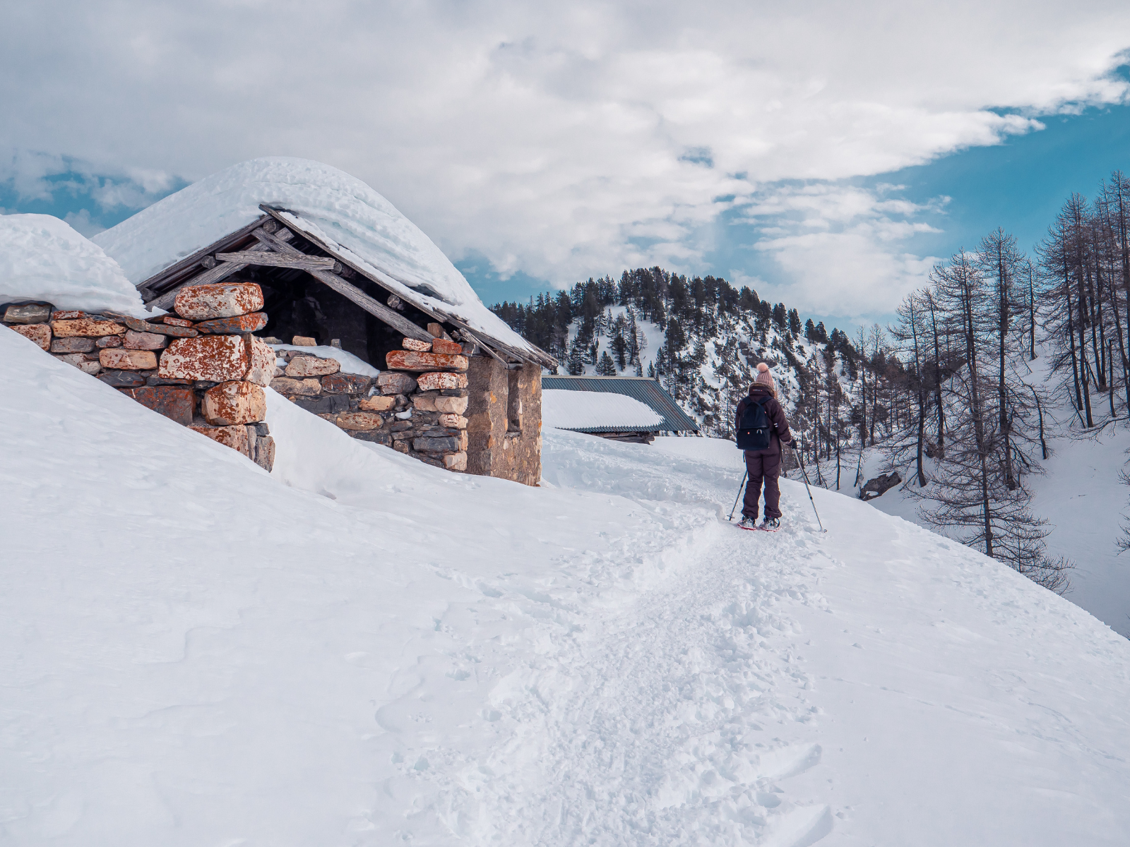 chelet de clapeyto hiver neige