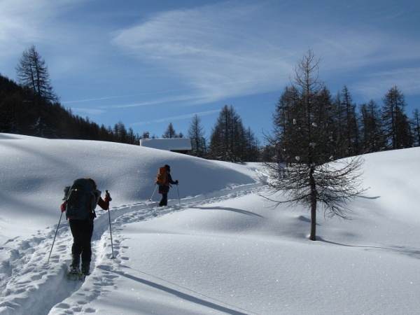 Découverte du Val Maira en raquette