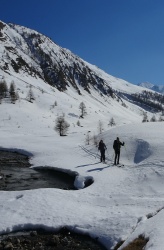 Bagni di Vinadio et les portes du Mercantour en ski de randonnée nordique