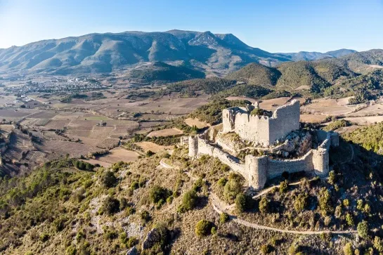 panorama du chateau aguilar tuchan aude frapl07