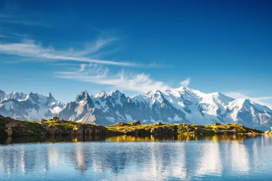 reflexion lac mont blanc