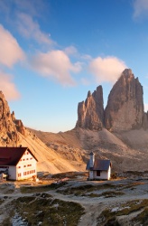 Lacs et refuges des Dolomites