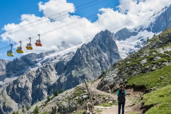 view of the glacier la meije ecrins national park france europe copie