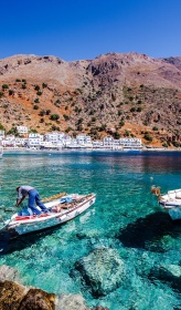 Criques et villages de pêcheurs ... Balades et détente en Crète