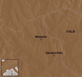 Clarée Névache carte