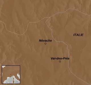 Carte Vallée de la Clarée