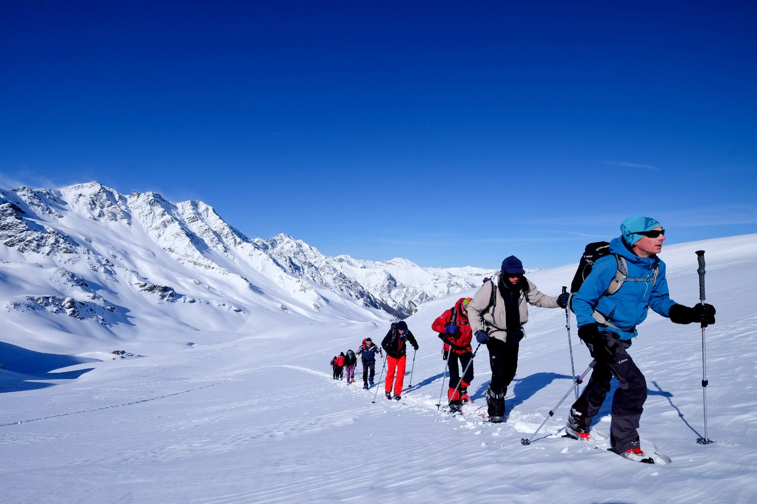 Randonnée raquettes en montagne